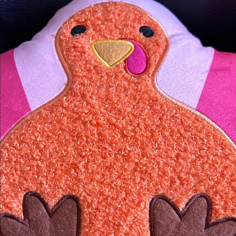 Colorful Plush Turkey Pillow 🦃🦃